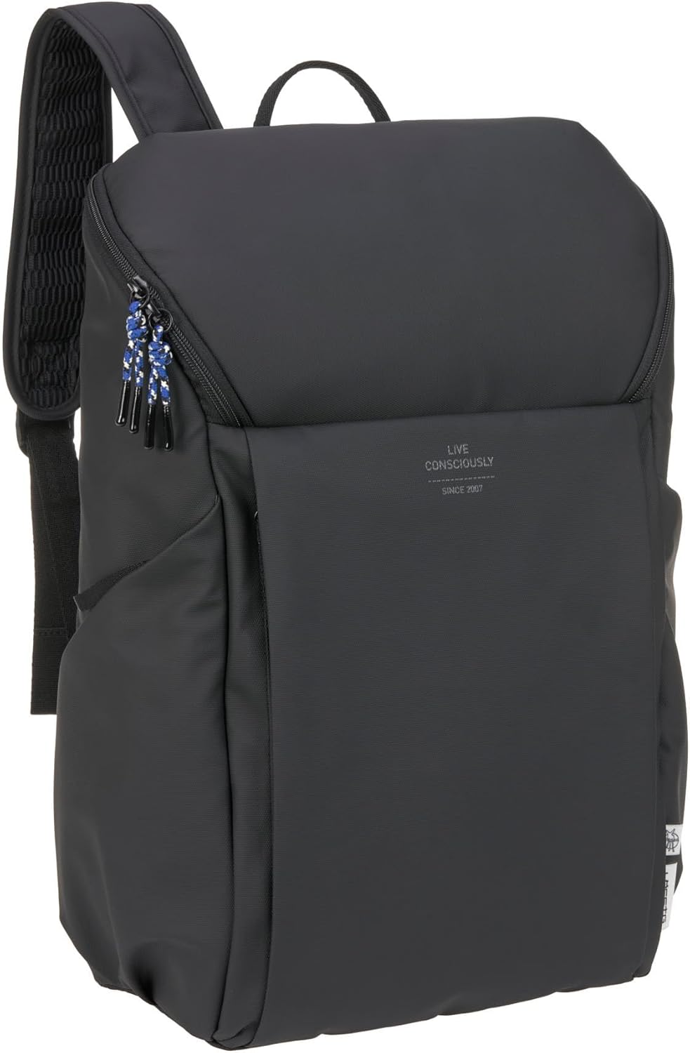 Wickelrucksack Slender Up mit Wickelunterlage & Flaschenhalter, Schwarz