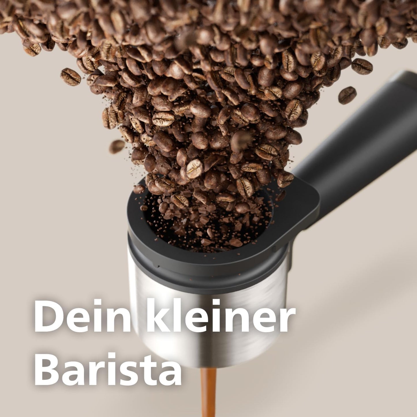Baristina Espressomaschine BAR305/60 mit Mahlwerk & Siebträger