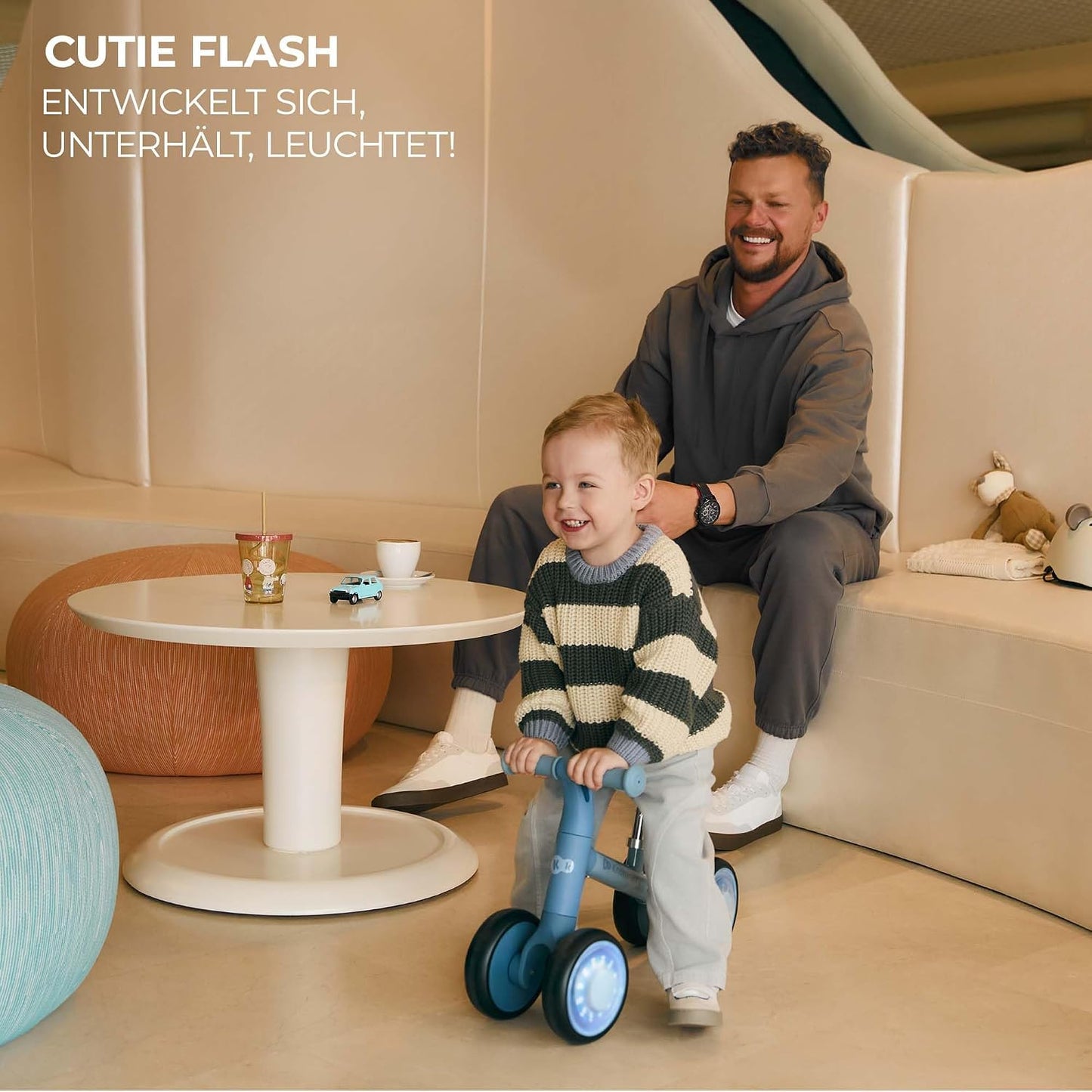 Lauflernrad Cutie, CUTIE FLASH grün