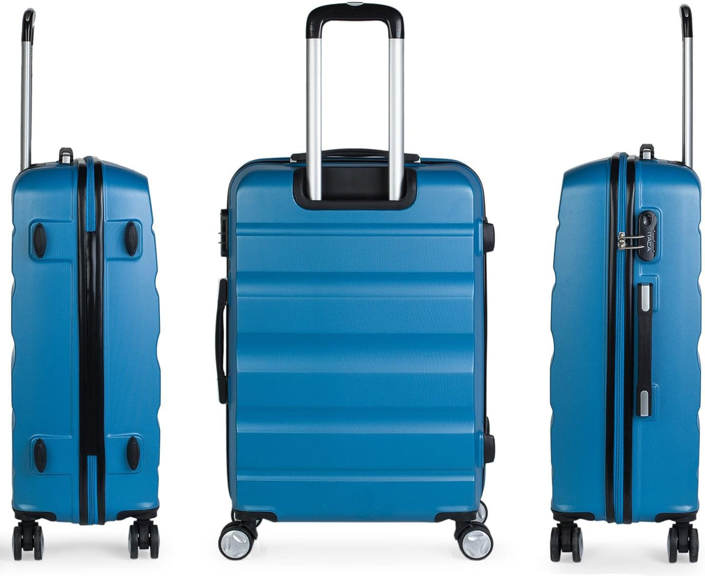 Hartschalenkoffer-Set für Reisen, Blau