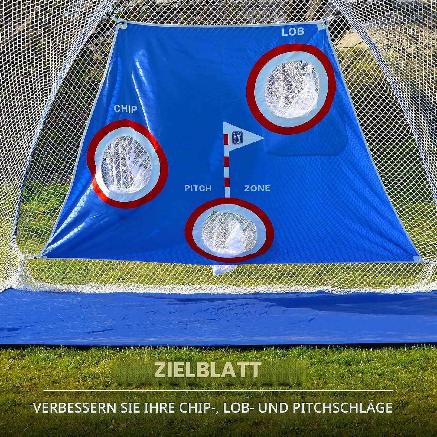 Pro Golf Training Netz, PGA Tour Pro Size Driving Net with Carry Bag