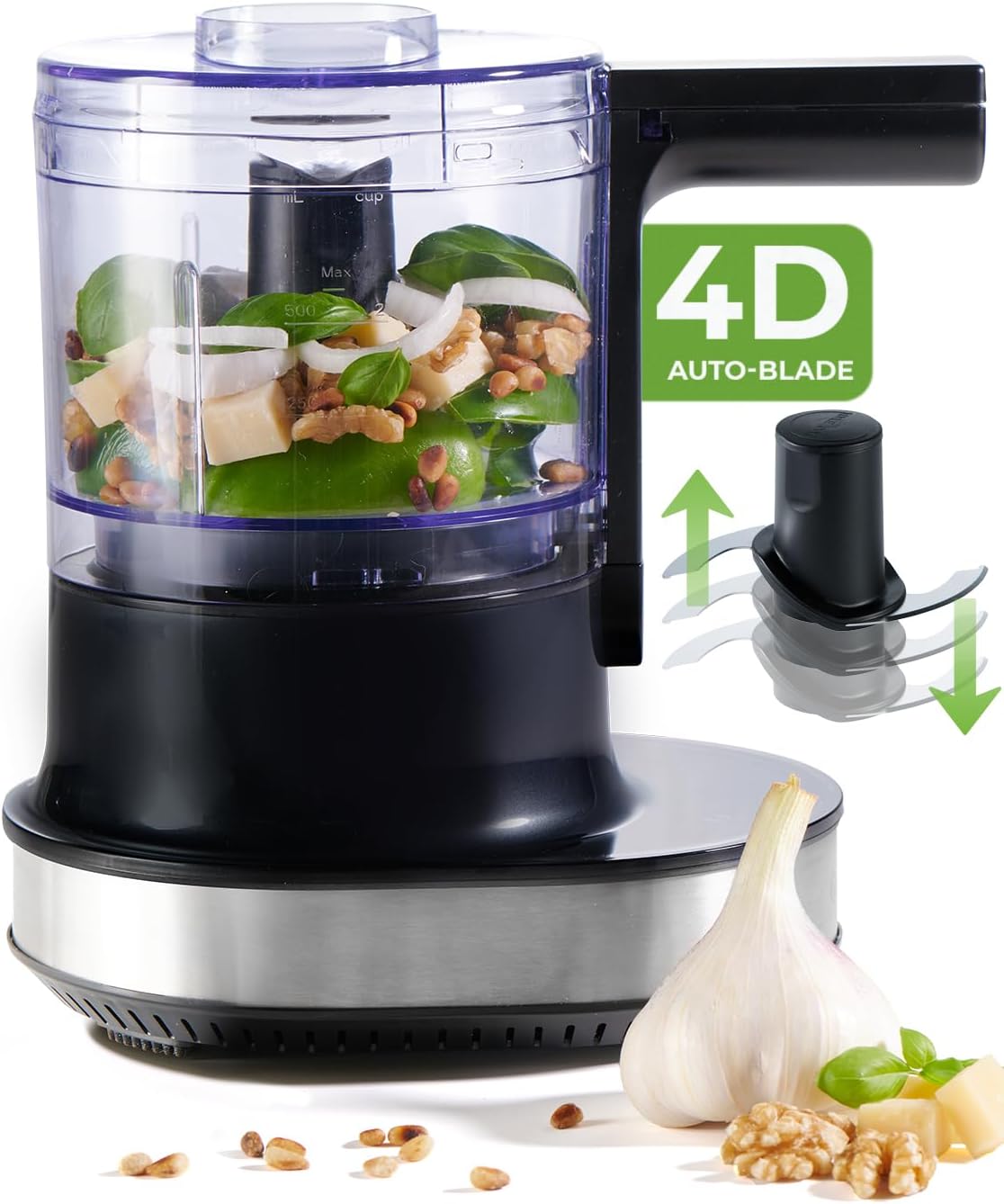 4D Küchen-Zerkleinerer Nutri-Chopper mit Auto-Blade