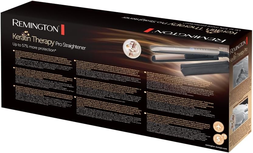 Haarglätter S8593 mit Keratin-Keramikbeschichtung, Haarglätter Profi neu