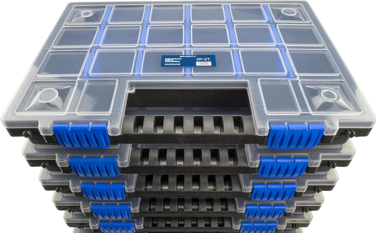 Modulares Sortimentskofferset, 10 Kisten