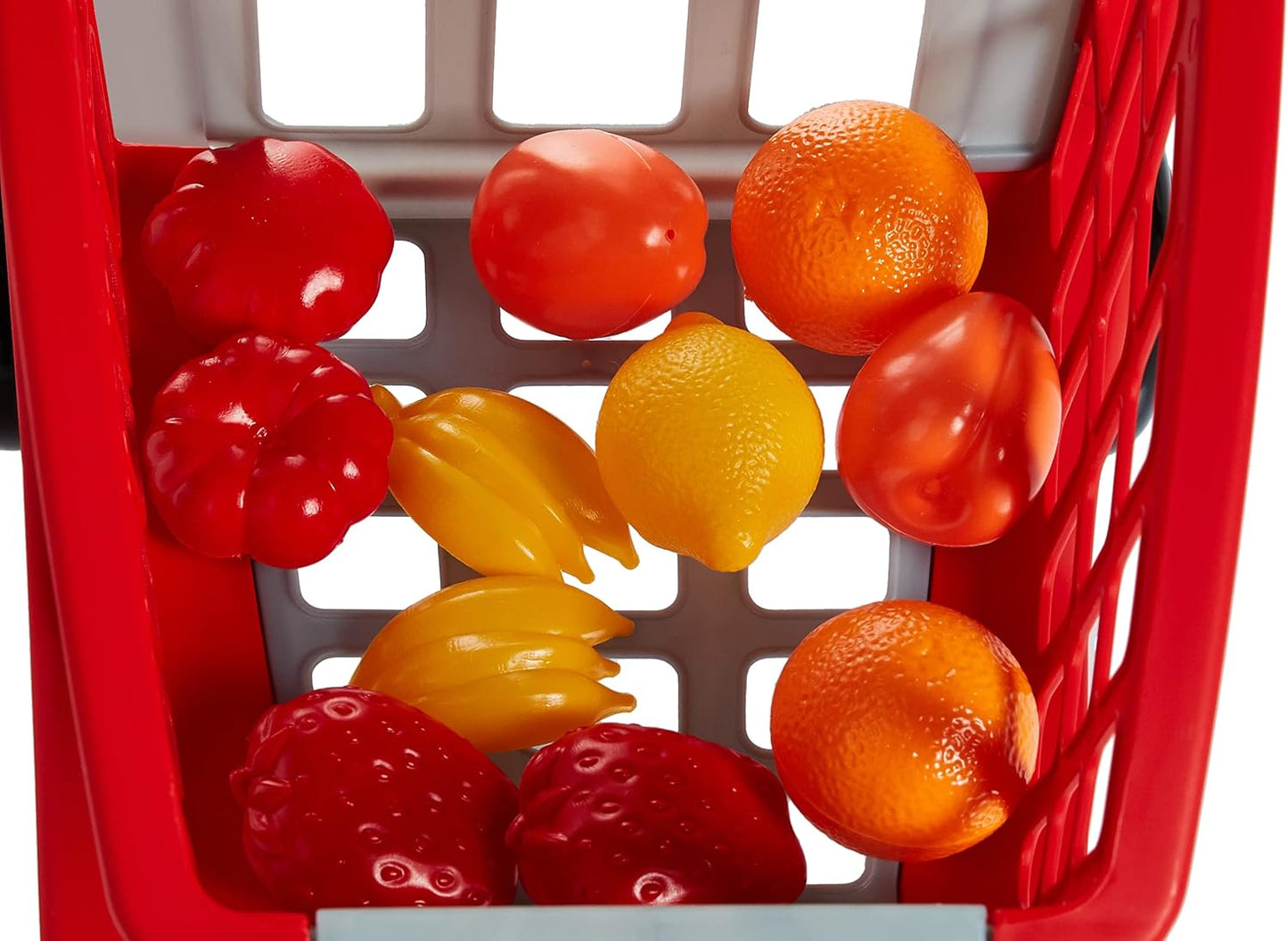 Einkaufswagen mit Spiellebensmittel