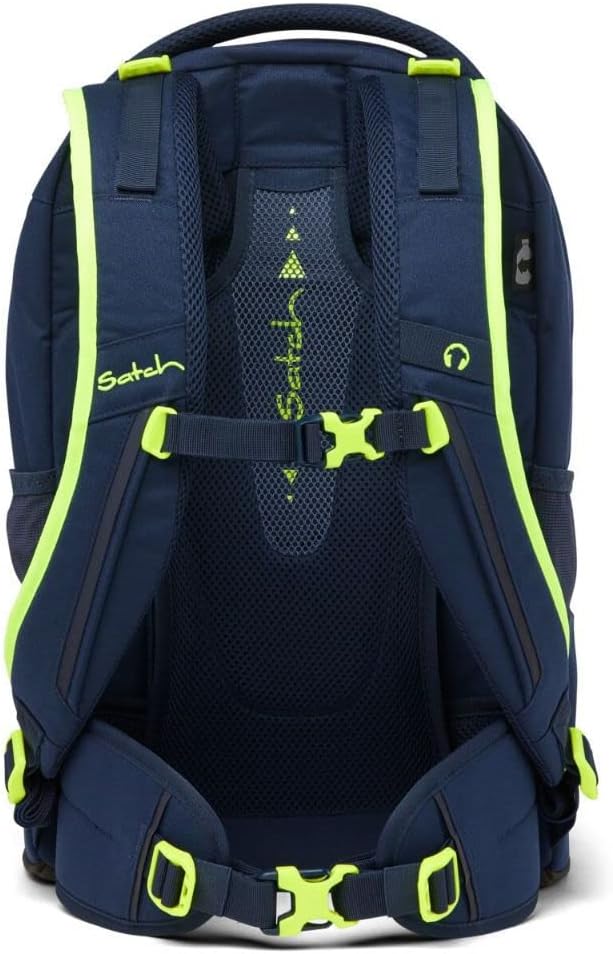 5-teiliges Schulrucksack-Set Graffiti Edition, Toxic Yellow