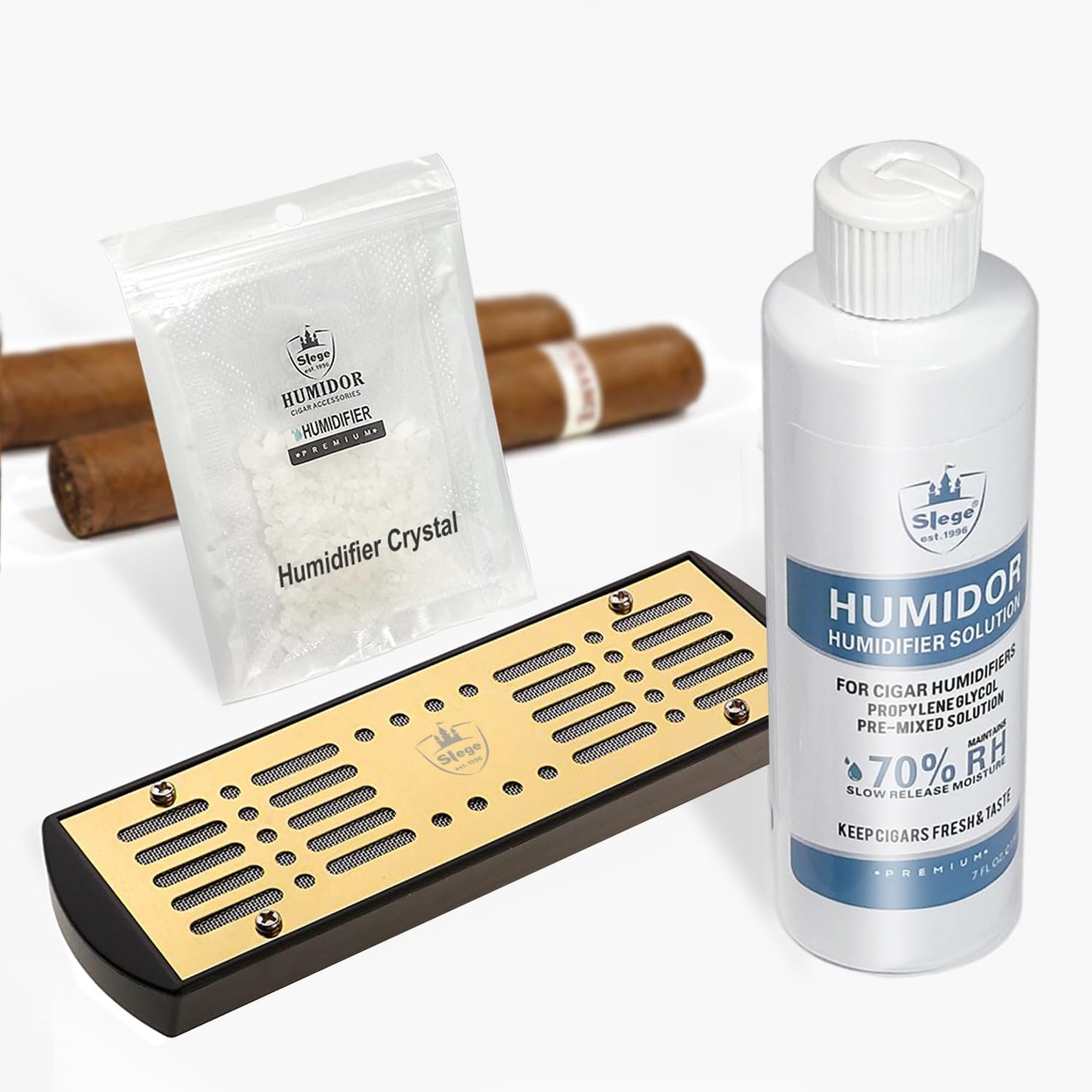 Humidor Befeuchter & Lösung Combo (Reisegrösse), Large
