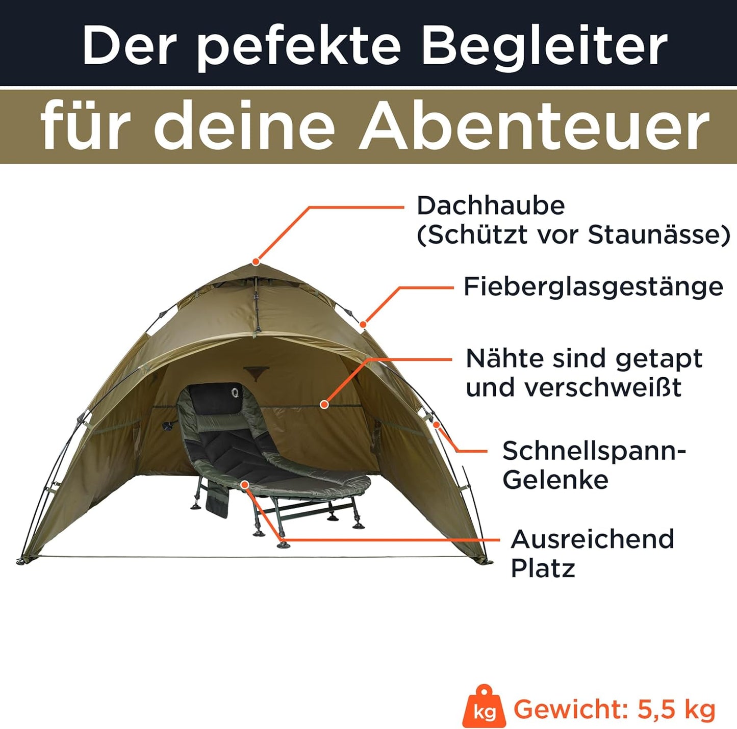 Ruck Zuck Bivvy Angelzelt