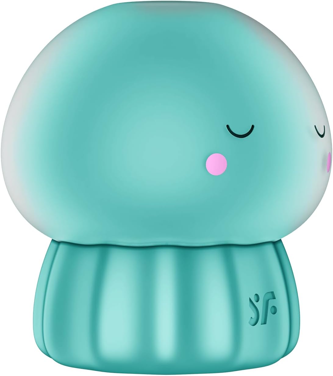 Jellycious Druckwellenvibrator im Quallen-Design mit 2 Motoren, Grün