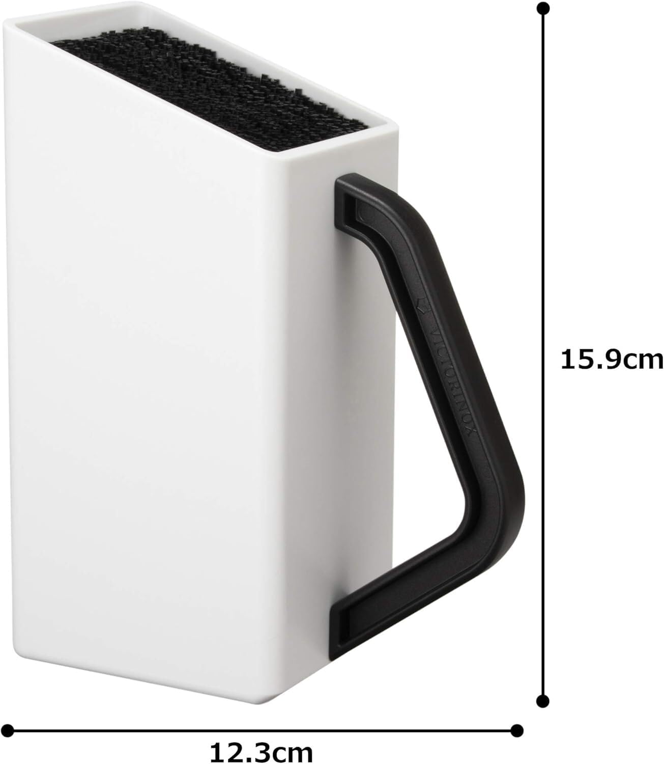 Messerblock ohne Messer, Weiss