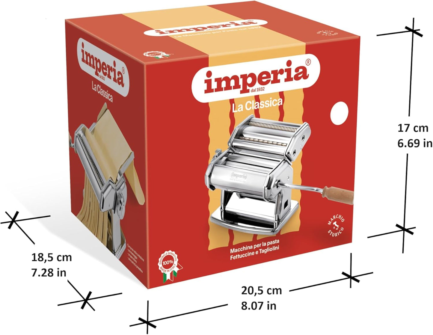 IPASTA Classica Manuelle Nudelmaschine, Cremefarben