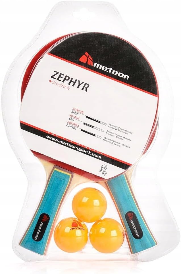 Tischtennis-Set mit Schlägern und Bällen, size_name_copy_2/3 Zephyr