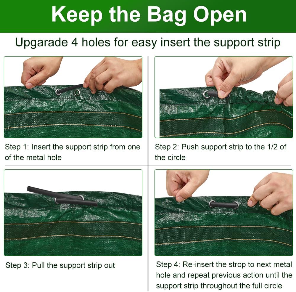 3-teiliges Gartensack-Set, 272L