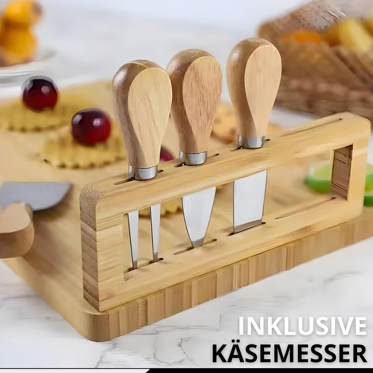 Servierplatten-Set mit Dipschälchen
