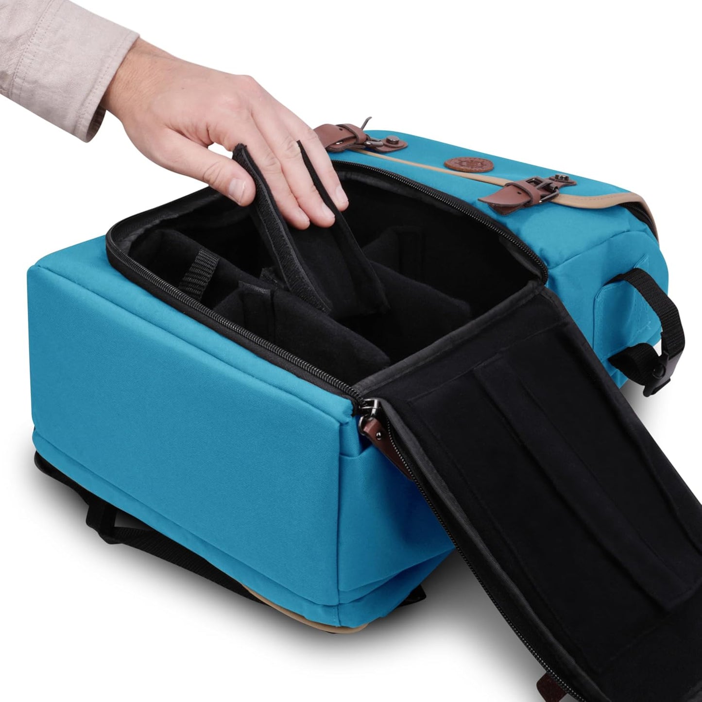 Sammelkarten-Aufbewahrungsbox-Rucksack, Einheitsgrösse Blau