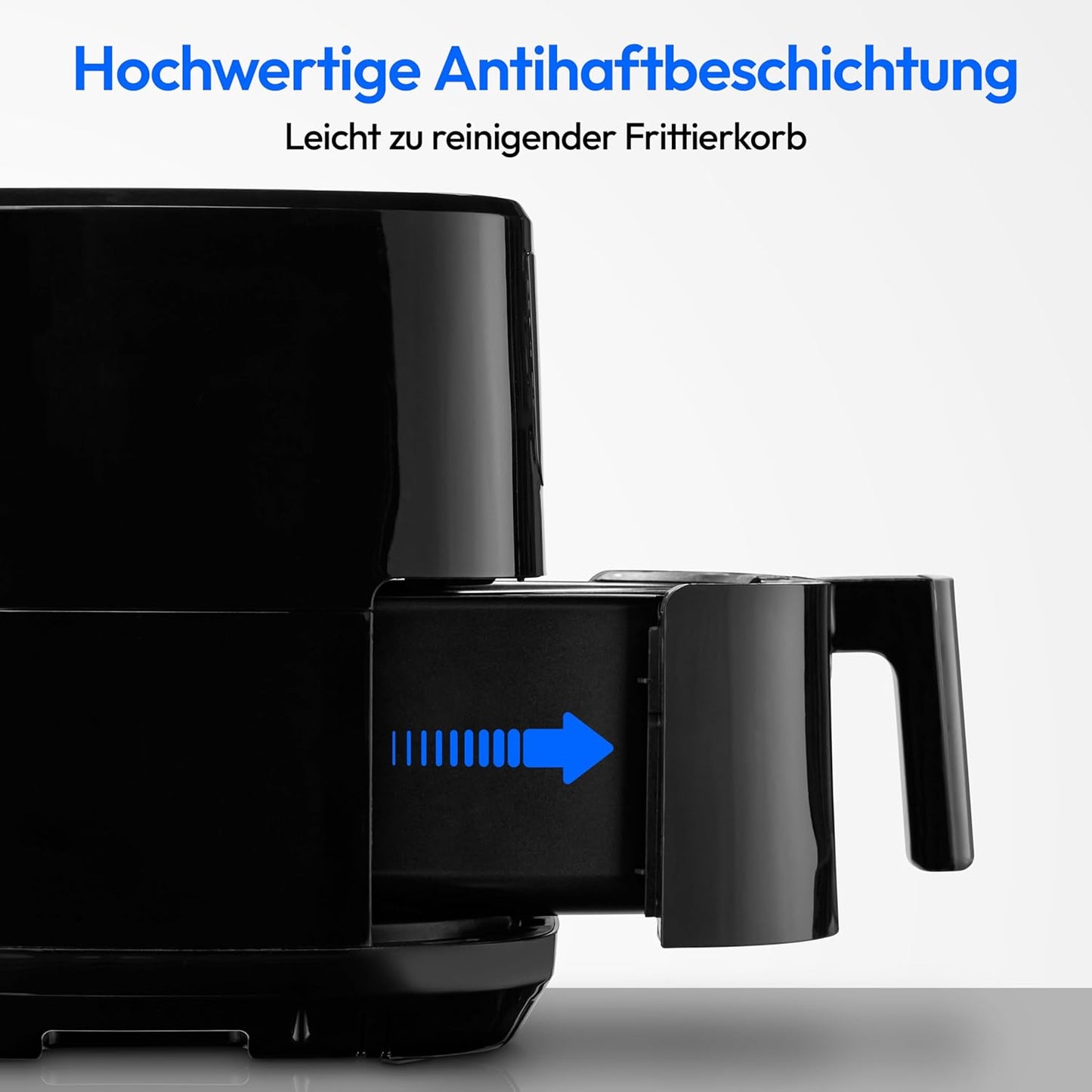 Heissluftfritteuse LIFE P10 XL Duo, Schwarz