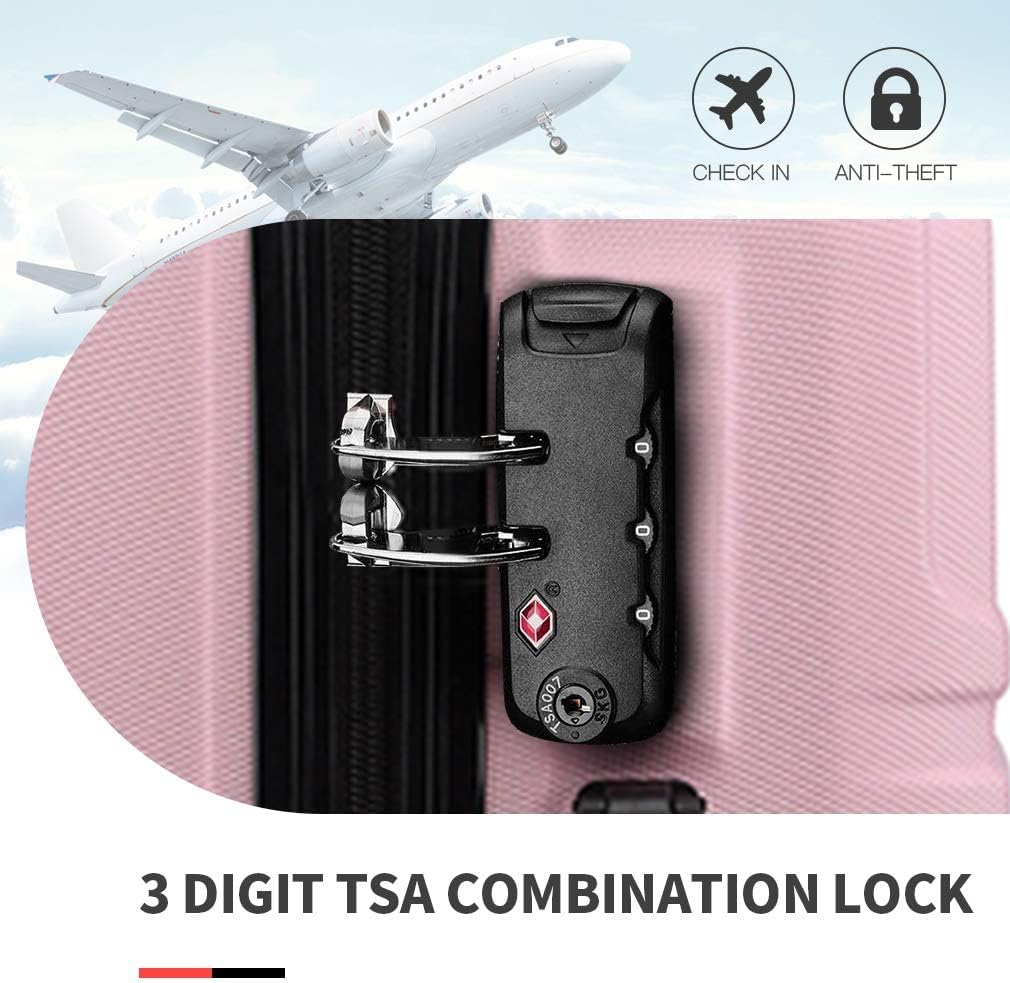 Reisekoffer für Handgepäck, Pink M (55cm)