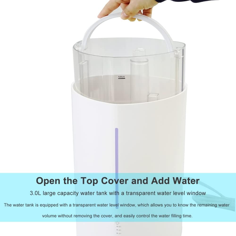 Top Fill Luftbefeuchter mit Aroma Diffuser