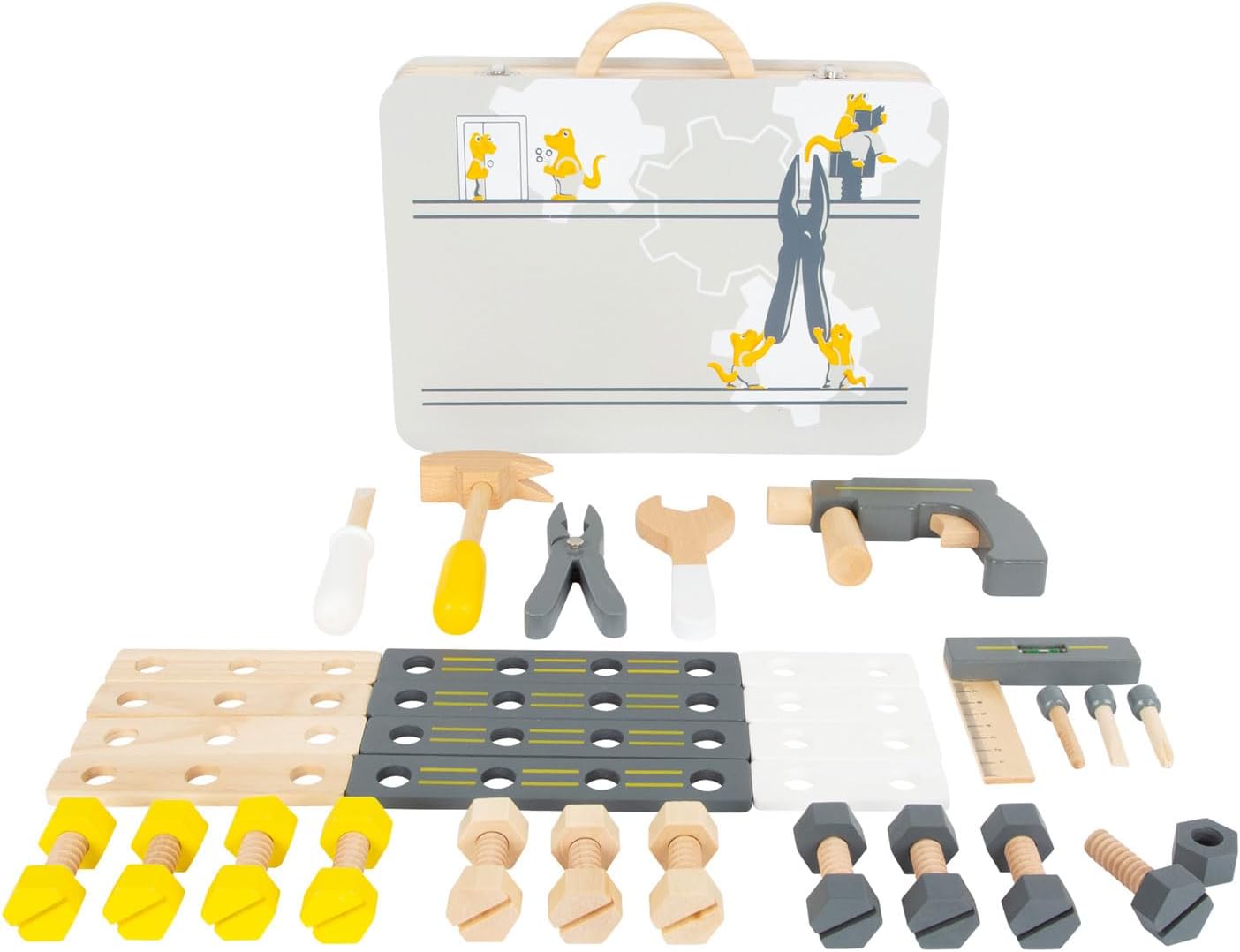 Miniwob, Werkzeugkoffer gelb