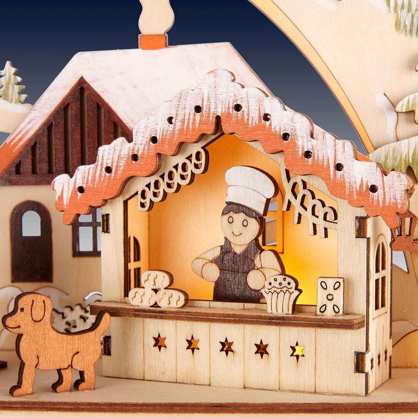 Adventskalender Weihnachtsdorf
