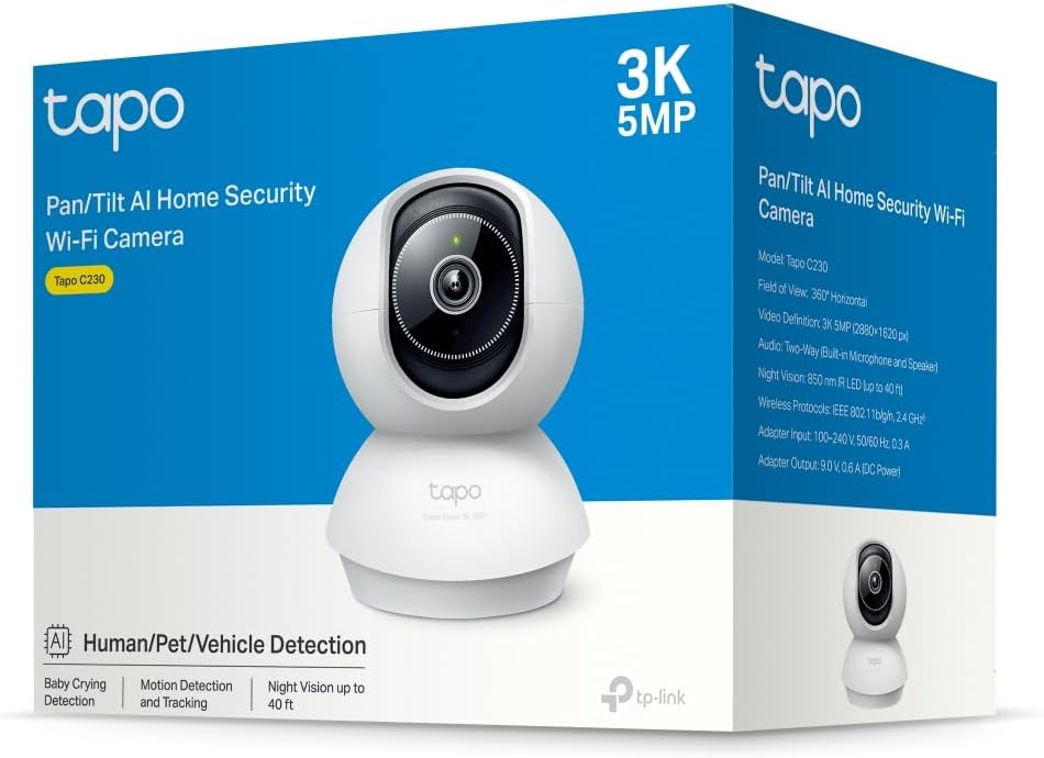 Innen-Überwachungskamera C230 mit KI-Erkennung, 5MP