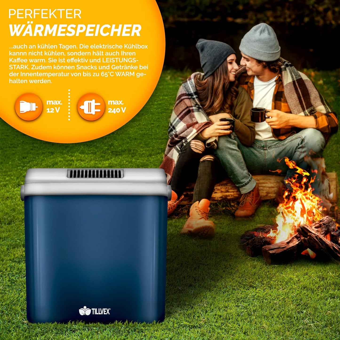 Elektrische Thermobox, Blau