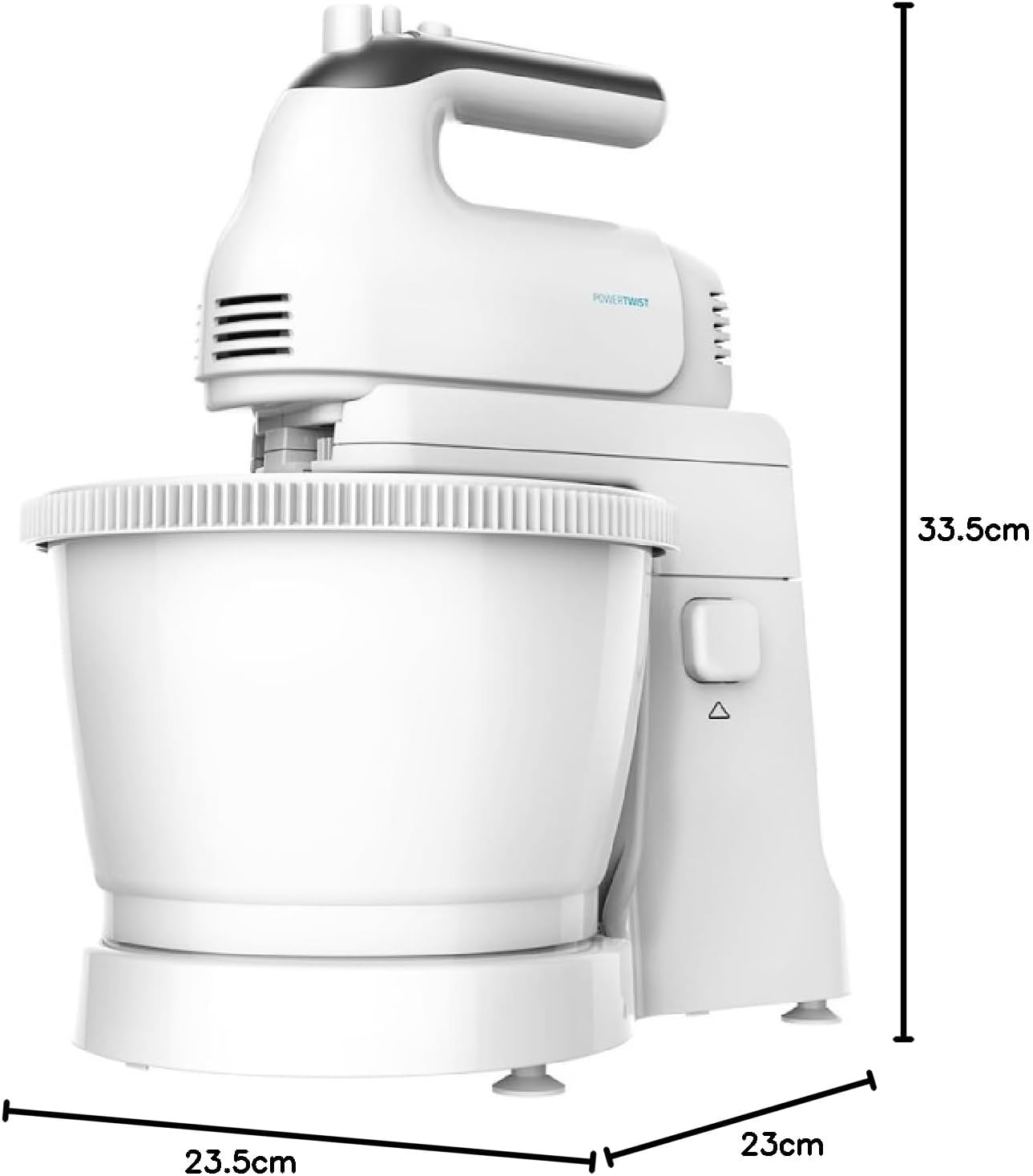 Stand-Mixer PowerTwist 500 Gyro, Weiss | Schüssel 3,5l