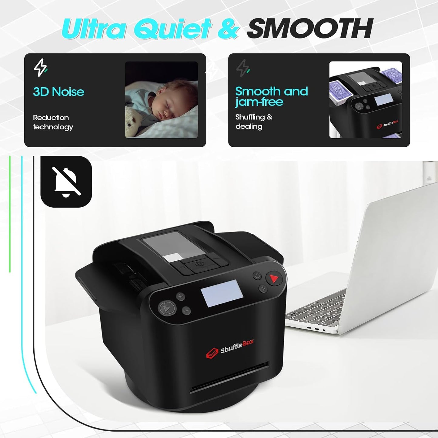 Automatische Kartenmischer G1 Pro, Schwarz