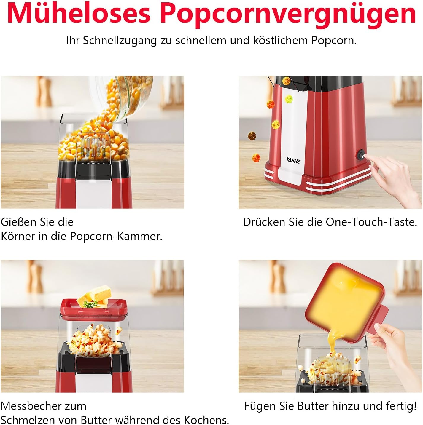 Popcornmaschine Retro