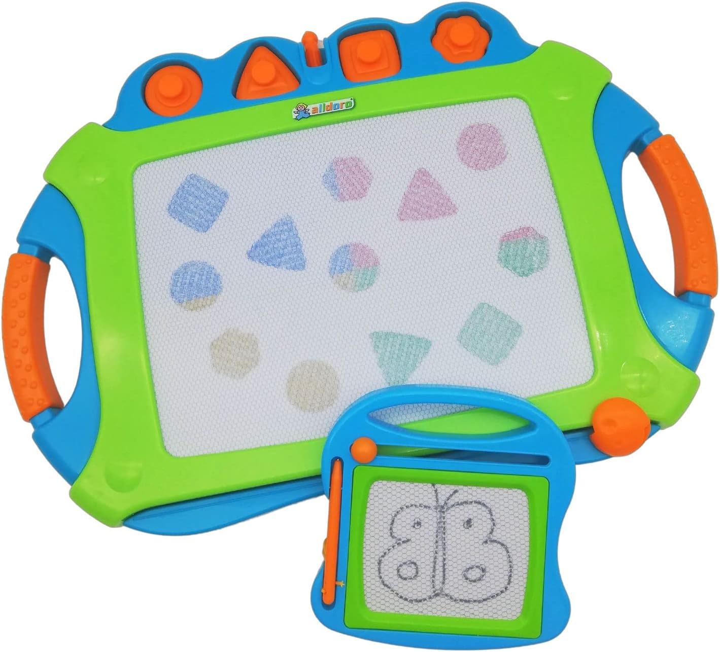 Zeichen- und Magnettafel, 2 in 1 Set 45 x 31,5