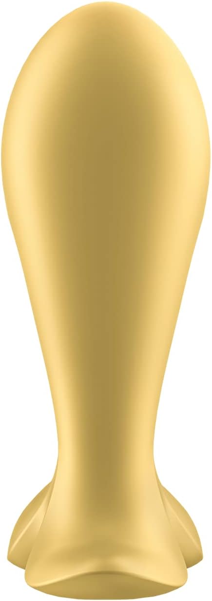 App-gesteuerter Analvibrator Intensity Plug, Gold Einheitsgrosse