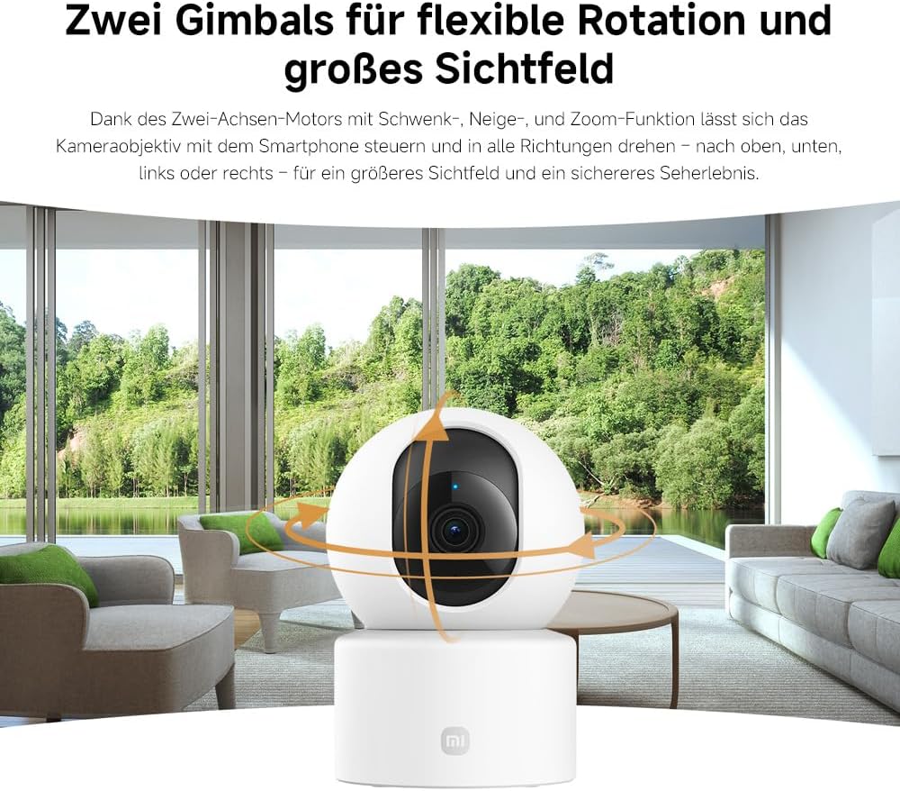 Überwachungskamera 2K Innen mit 360° Panorama, C301