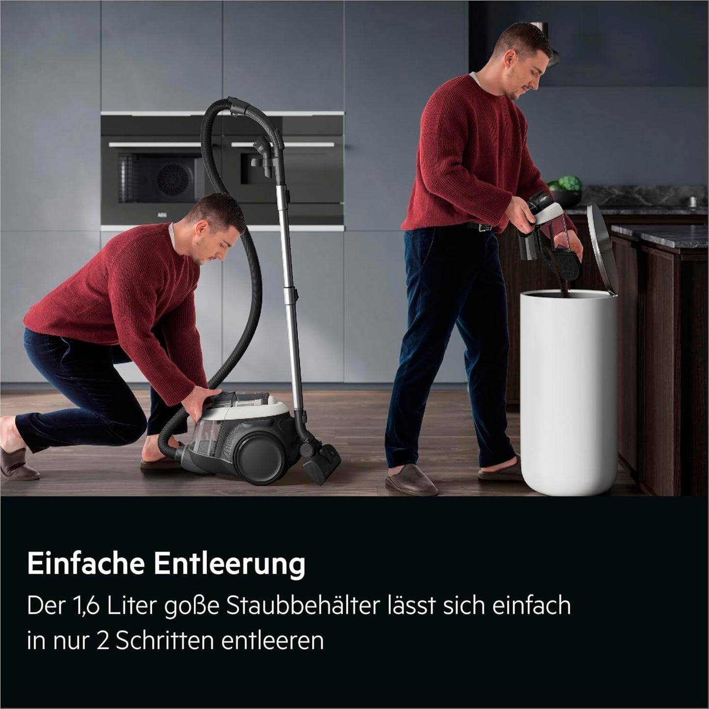 Clean 6000 Staubsauger AL61C2SW mit starker Zyklontechnologie