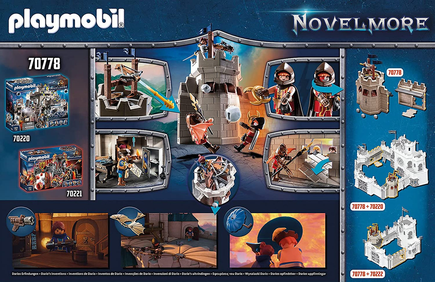 70220 Novelmore Grosse Burg von Novelmore, Konstruktionsspielzeug
