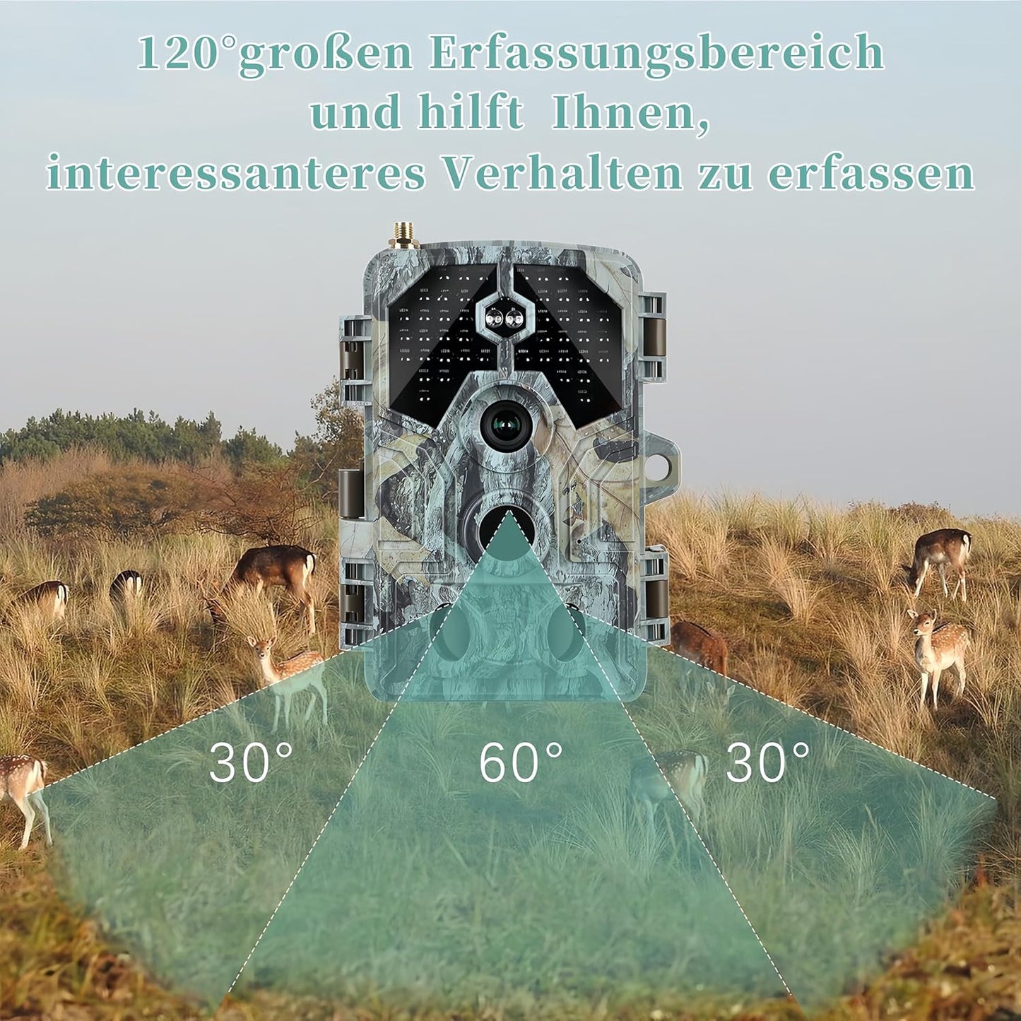 A106W Wildkamera mit Handyübertragung und Nachtsicht