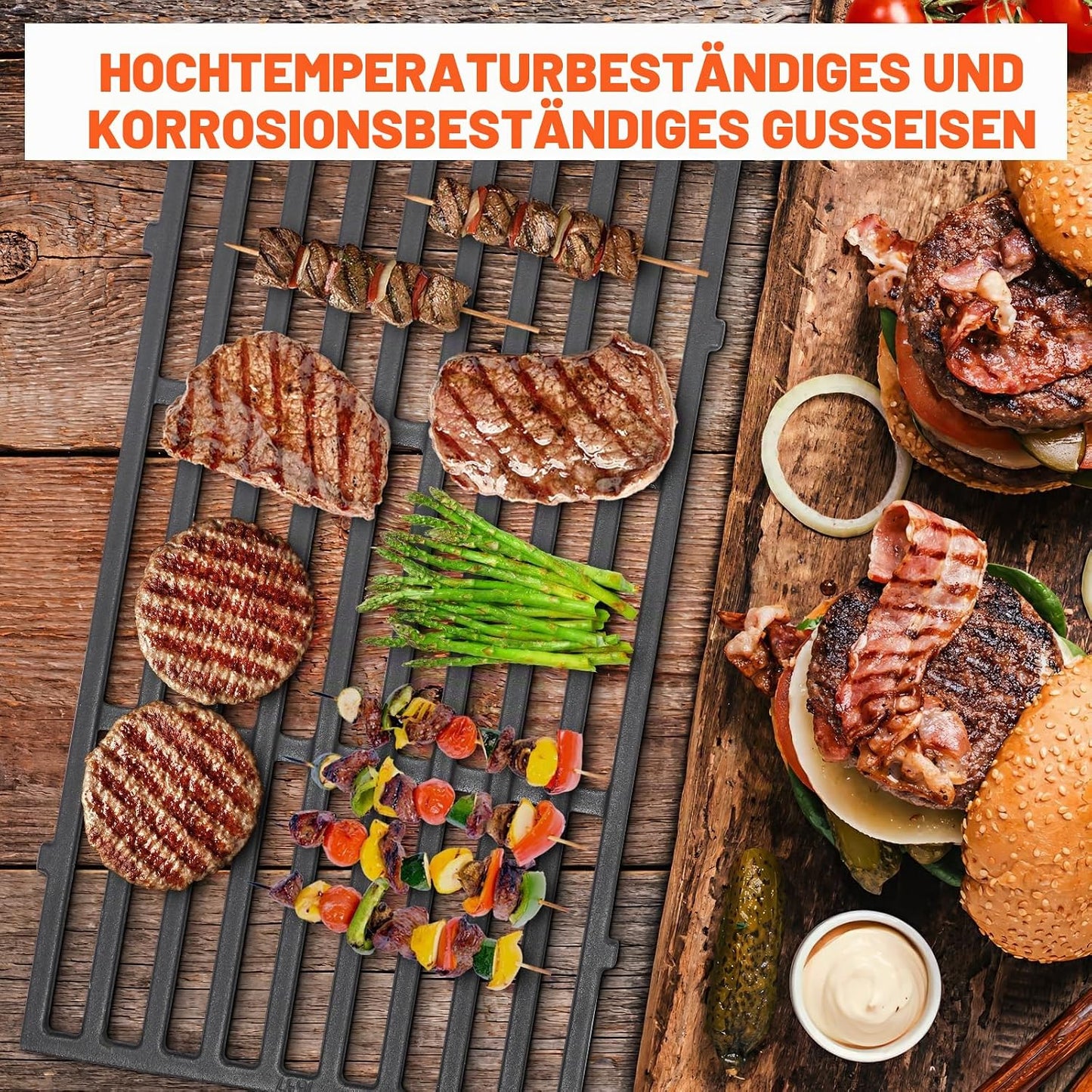 Grillplatte und Grillrost für Spirit II 200 Serie, 7637CG+7637KP