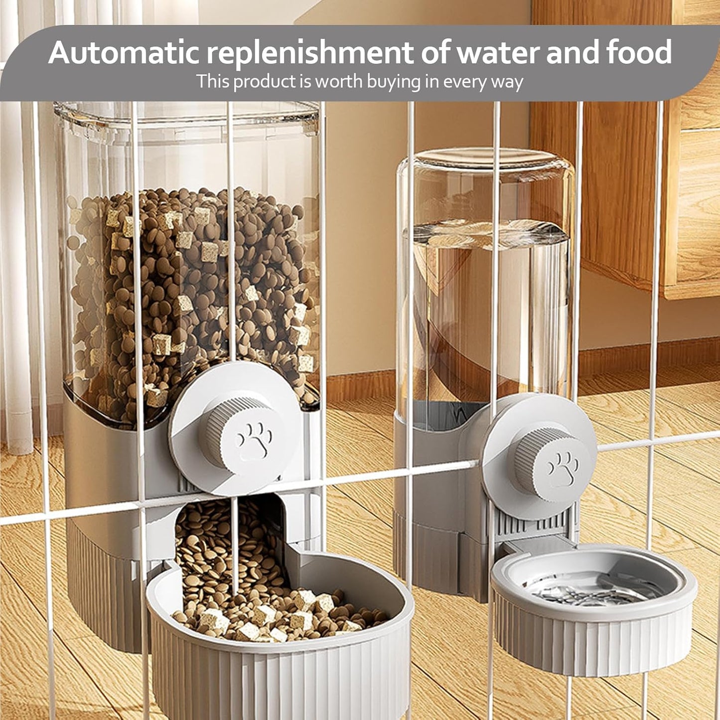 Automatischer Futter und Wasserspender