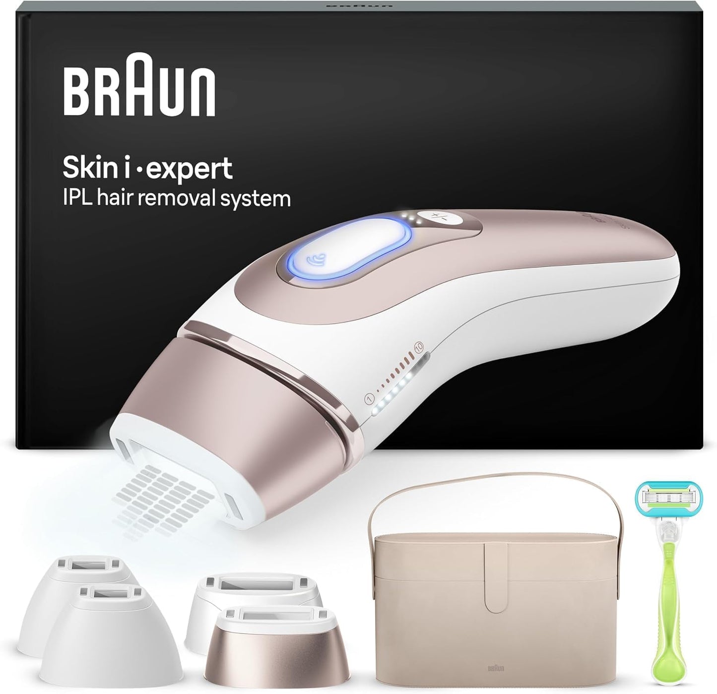Smart IPL Skin i·expert PL7387, 4 Aufsätze Kartonverpackung