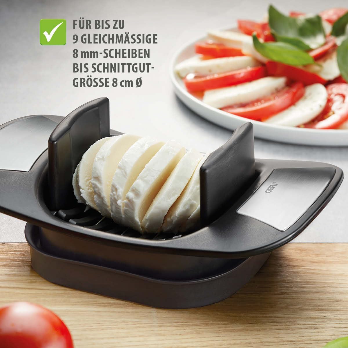 Scheibenschneider Caprese für Tomaten & Mozzarella