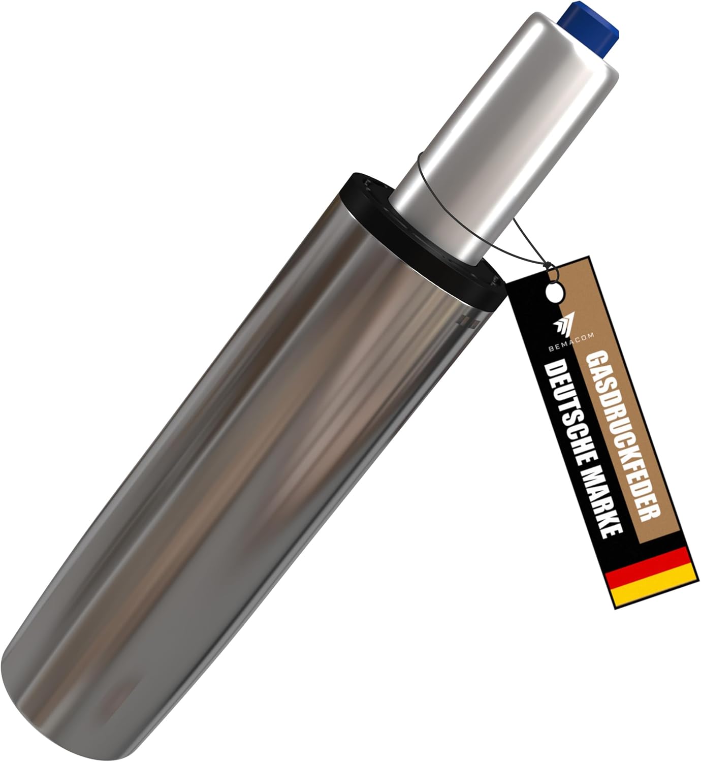 Gasdruckfeder für Bürostuhle, 430 mm Gesamtlänge Chrom
