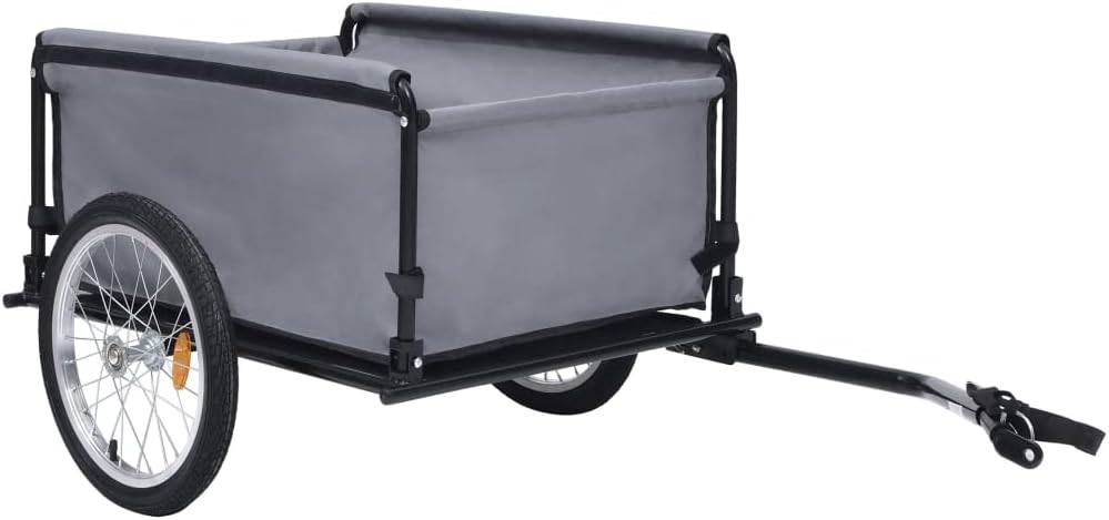 Lastenanhänger bis 65 kg, Schwarz und Blau