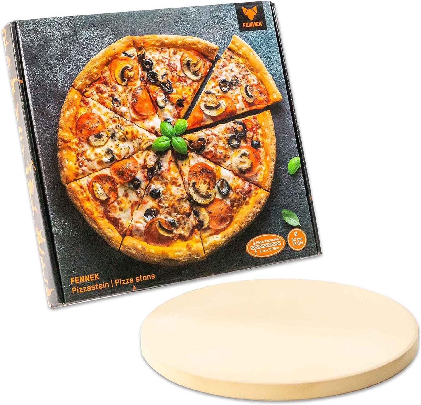 XL Pizzastein aus Cordierit