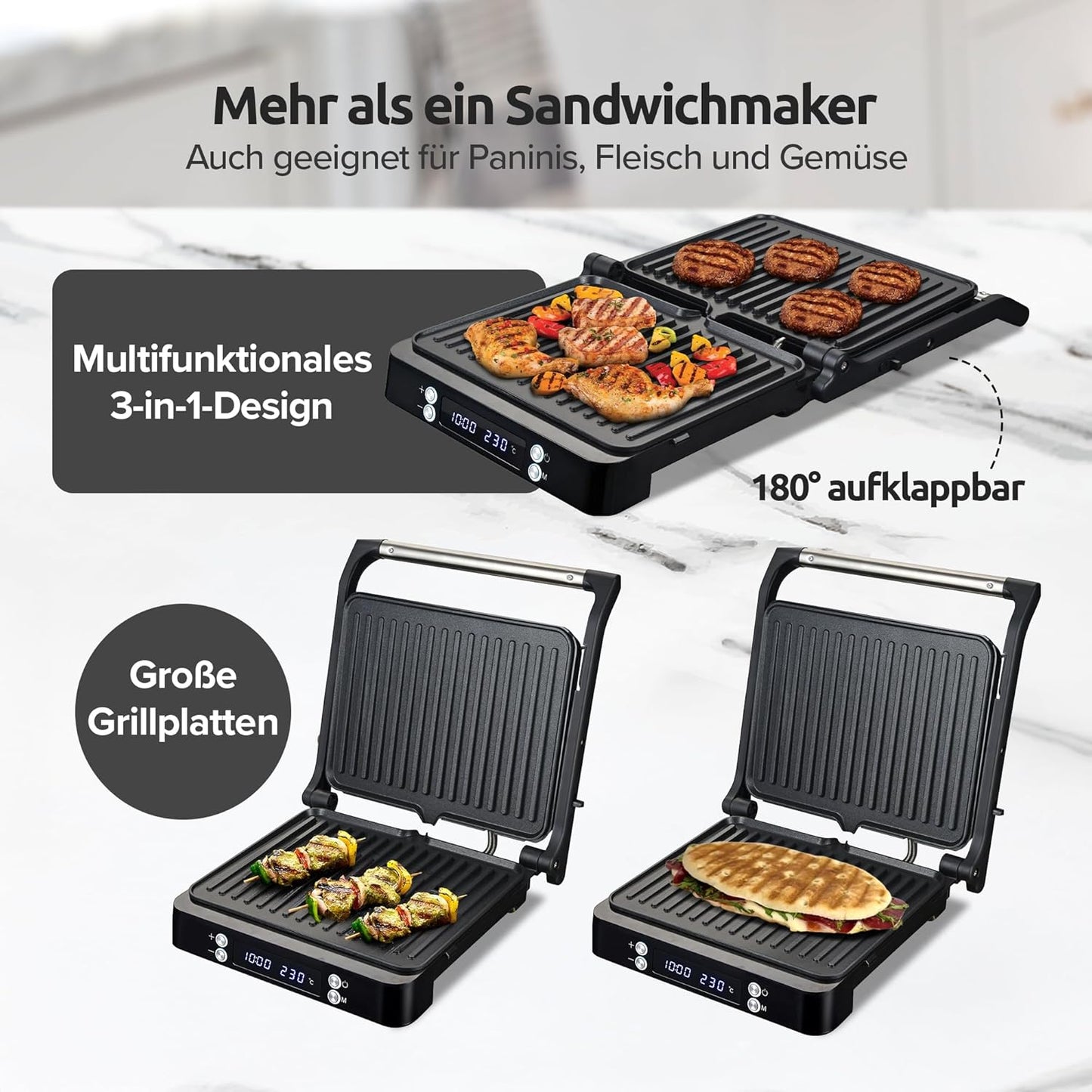 Sandwichmaker, Black