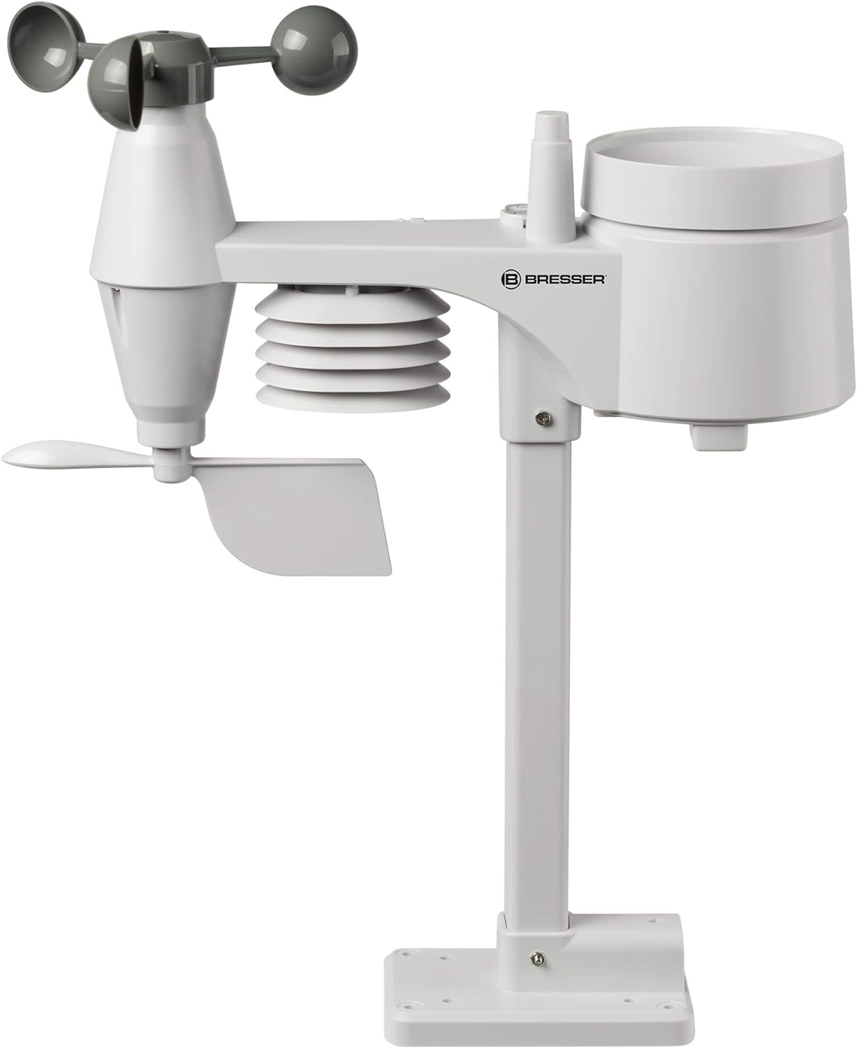 Wetterstation 5-in-1, Schwarz