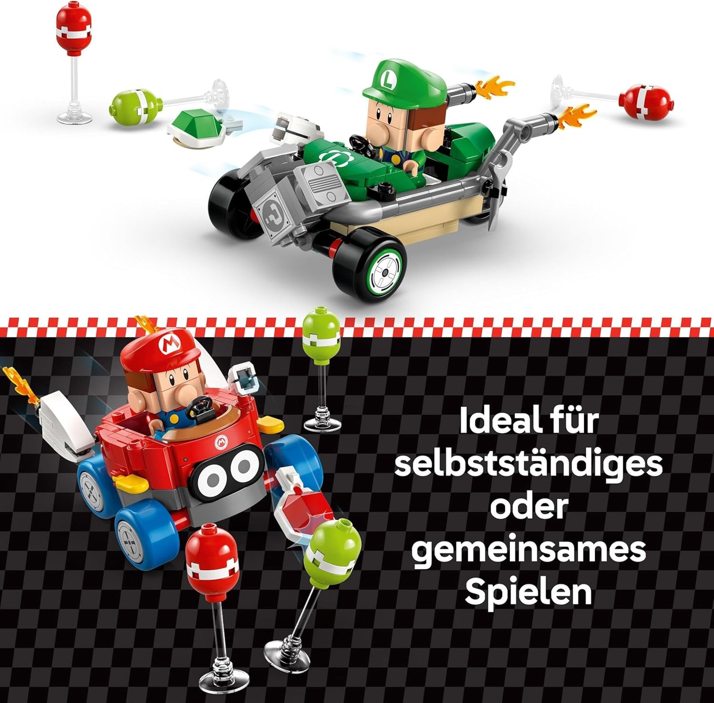 Mario Kart Baby Mario vs. Baby Luigi