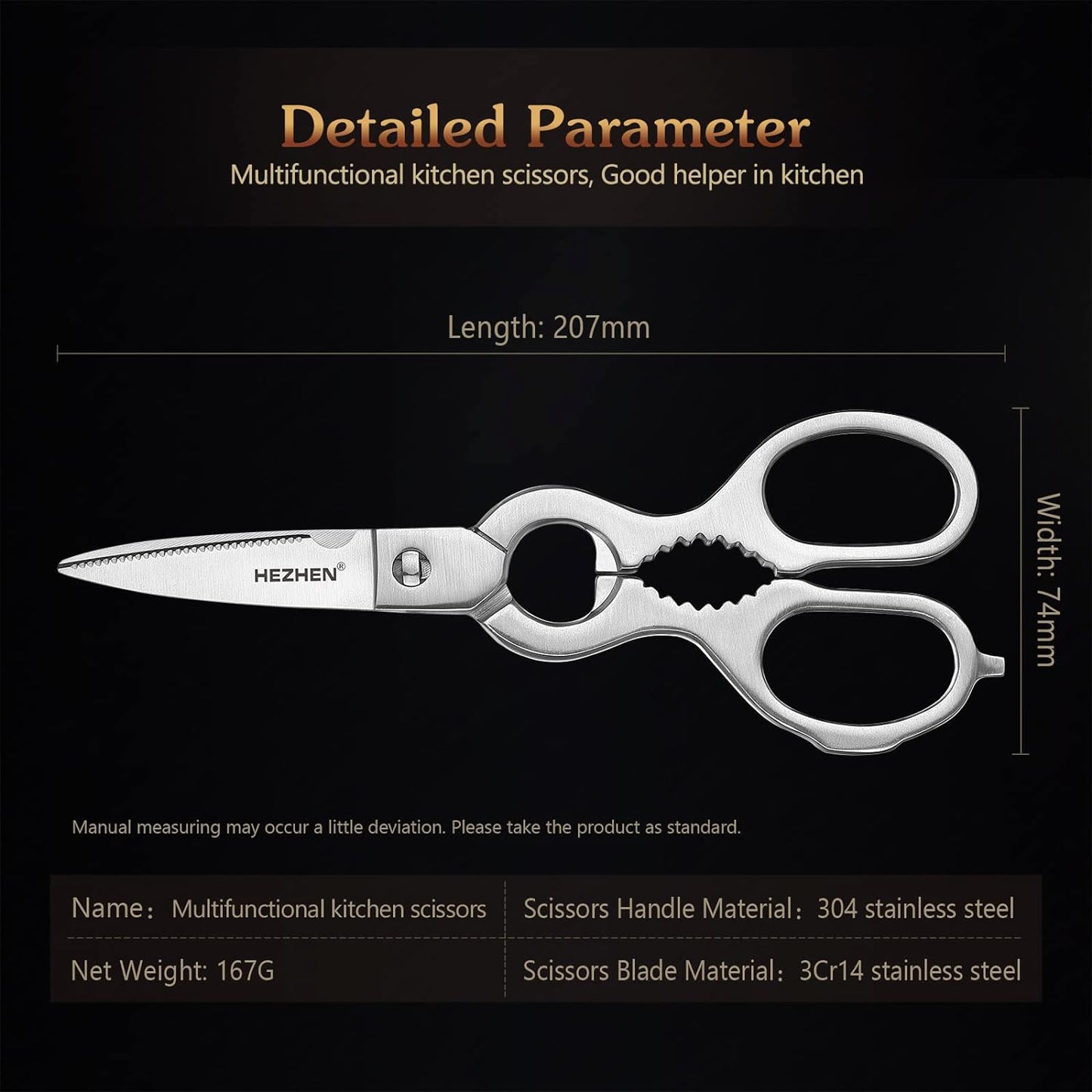 Messerhalter Set, Küchenmesser Set 7PCS