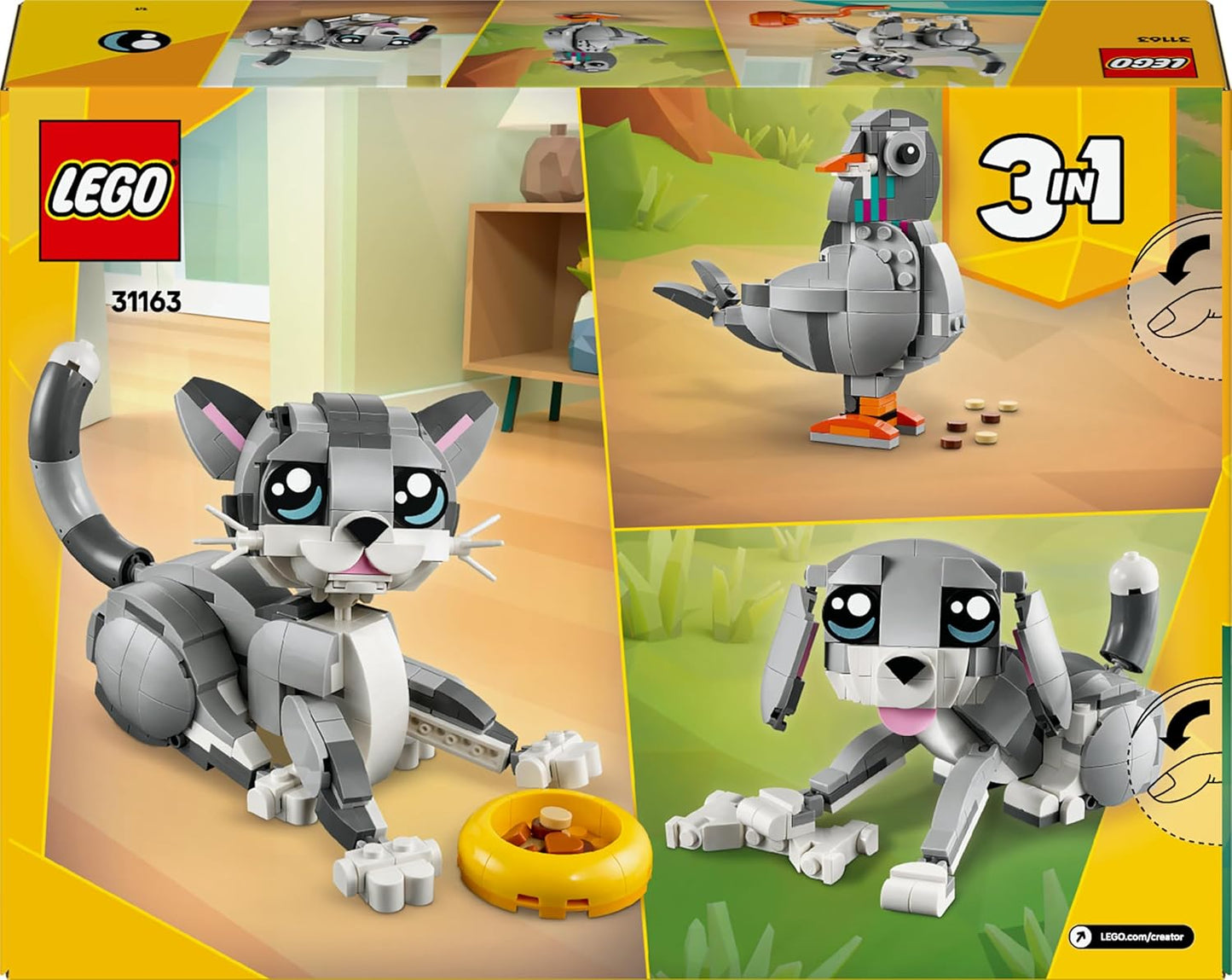 Creator 3in1 Graue Katze