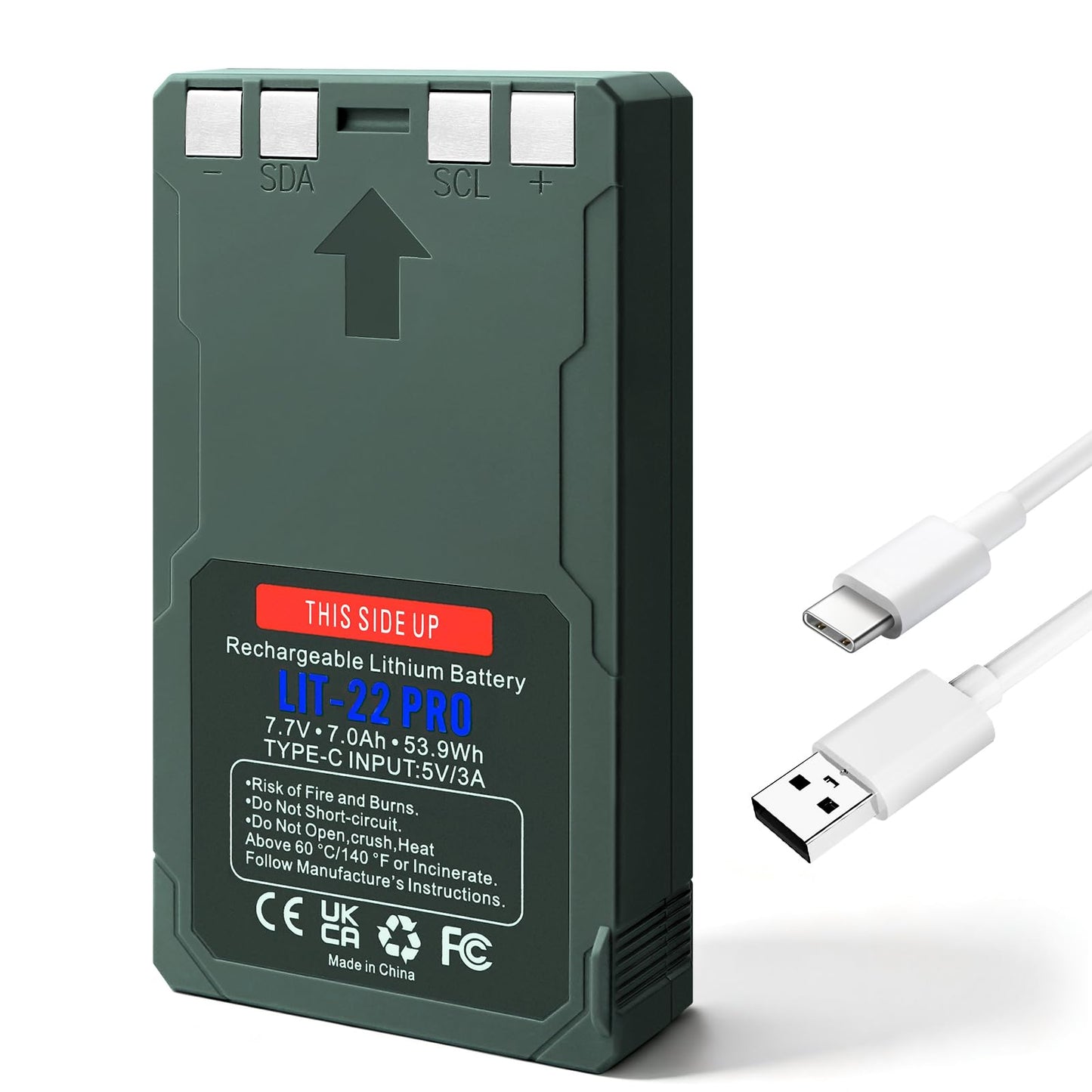 Akku 7000mAh für Spypoint LIT-22 Pro Serie, Green