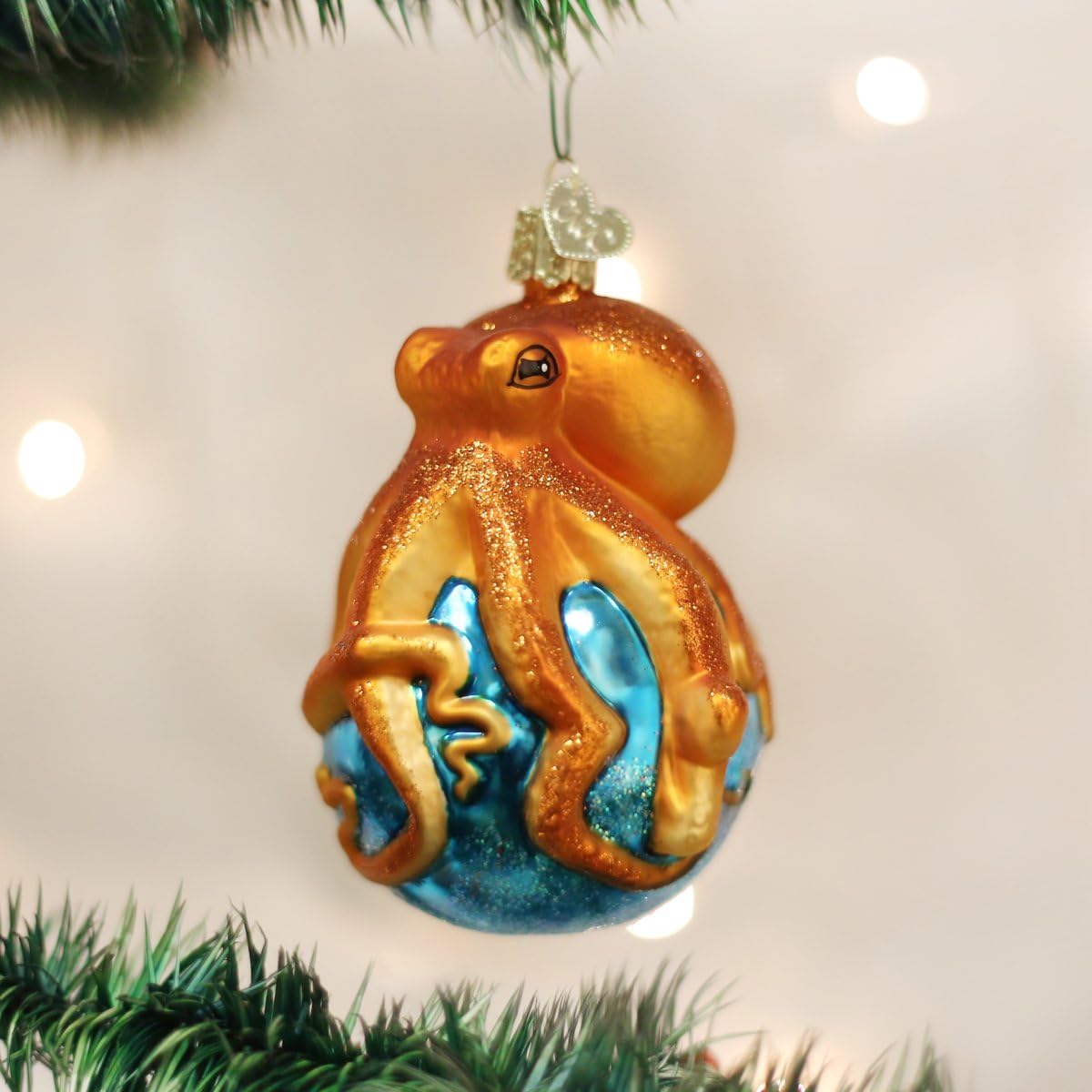 Meerestiere Weihnachtsbaumanhänger: Octopus, 3¾" Octopus