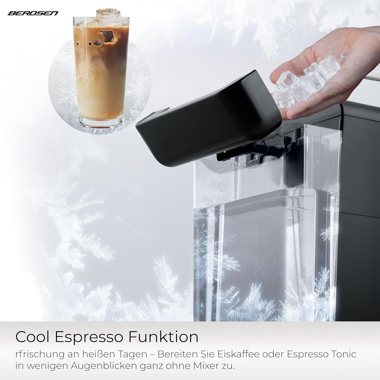Espressomaschine mit Milchaufschäumer